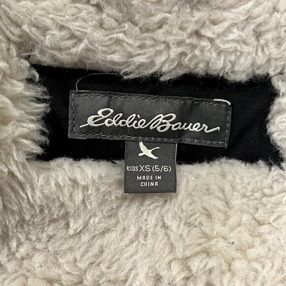 Eddie Bauer Kid's Down Parka, Black, XS 5/6 - Picture 2 of 10